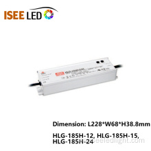 HLG-185 Meanewell 185W IP65 Superfície elèctrica IP65